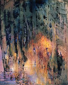 Alice Ravenel Huger Smith, Bayou Scene , watercolor, 1920. Bayou Scene Alice Ravenel Huger Smith 1920.jpeg