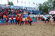 Deutsch: Beachhandball Europameisterschaften 2019 (Beach handball Euro); Tag 6: 7. Juli 2019 – Siegerehrungen English: Beach handball Euro; Day 6: 7 July 2019 – Medal ceremony