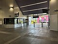 Northbound view of the station concourse and customer service, August 2024