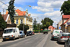 Čeština: Pražská ulice v Benátkách nad Jizerou směrem k Maldé Boleslavi English: Pražská street in Benátky nad Jizerou, Czech Republic