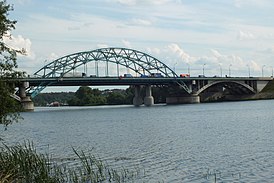 Бесединские мосты, вид с берега района Капотня