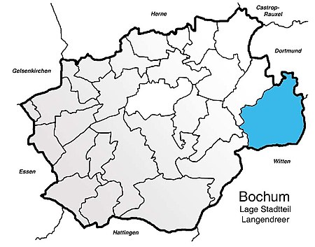 Bochum Lage Stadtteil Langendreer