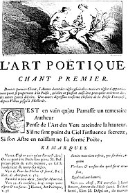 Начало первой песни «Поэтического искусства». Издание 1674 г.