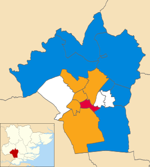 Brentwood UK local election 2019 map.svg