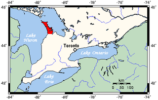<span class="mw-page-title-main">Bruce Peninsula</span> Peninsula in Southern Ontario, Canada