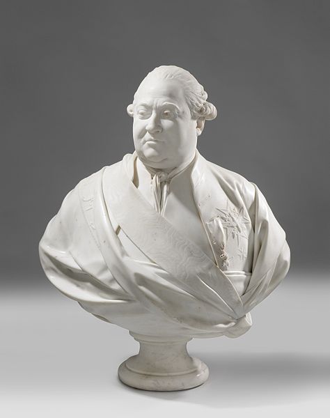 Bust of Suffren by Jean-Antoine Houdon