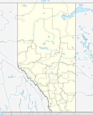 Pozíciós térkép Alberta