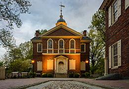 Carpenters' Hall udstiller georgisk arkitektur, 1770-1774