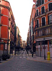 Colom street (which connects the city hall building with the Plaza Mayor)