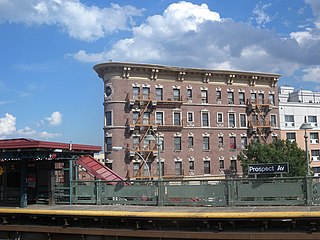 <span class="mw-page-title-main">Prospect Avenue station (IRT White Plains Road Line)</span> New York City Subway station in the Bronx