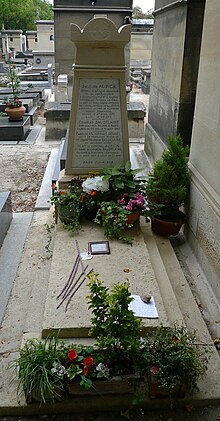 Grave of Baudelaire in Cimetiere du Montparnasse ChBaudelaire-Grab.JPG