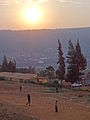 Kigali'de gün batımı