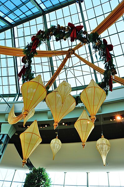 File:Christmas stuff hanging on the roof - panoramio.jpg