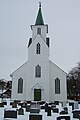 English: Church in Os in Hordaland, Norway.