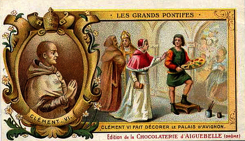 File:Clément VI pub chocolat d'Aiguebelle.jpg