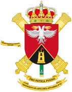 Escudo del desaparecido Regimiento de Artillería Antiaérea n.º 81 (RAAA-81)