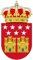İspaniyanın Madrid muxtar vilayətin gerbi. Bu iki qala Madridin iki Kastiliyalı cəmiyyəti və Madridi onların ittifaqı kimi təmsil edir
