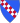 Azure, a bend counter-compony gules and argent