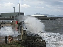 Cockenzie Harbor in a gale - geograph.org.uk - 370232 Cockenzie Harbour in a gale - geograph.org.uk - 370232.jpg