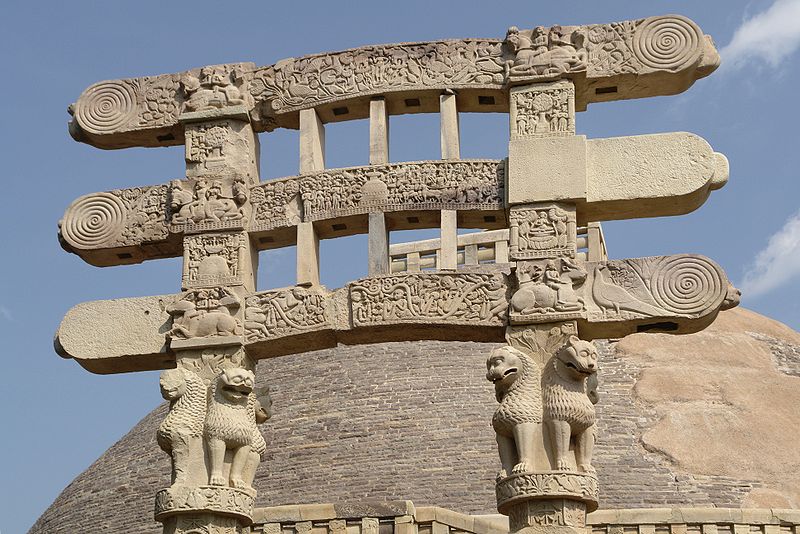 File:Column, Sanchi.jpg