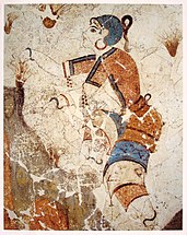 Cueilleuse de safran, fresque, Akrotiri, Grèce.jpg