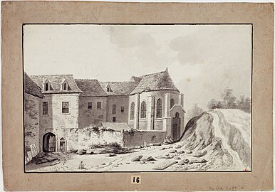 Démolition de l'église des Chartreux de Paris, Musée Carnavalet.