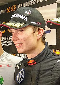 Ticktum voitettuaan vuoden 2018 Macaon GP:n