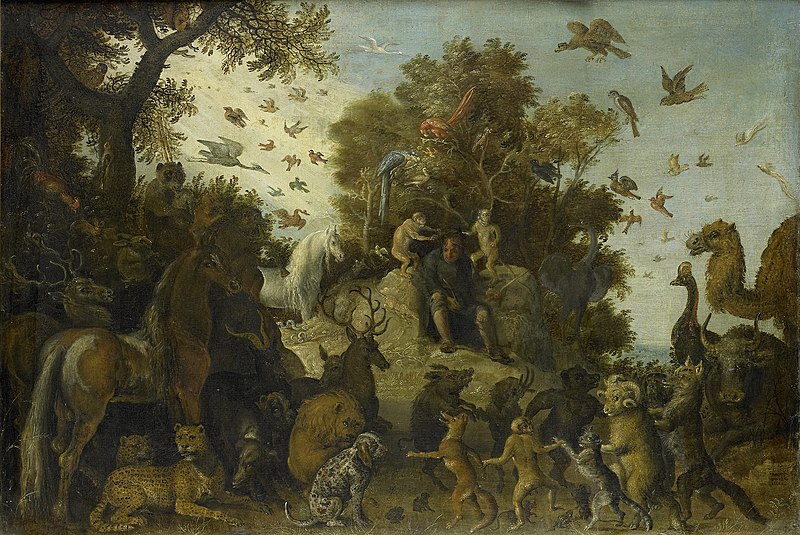 File:De dichter op het feest der dieren gekroond door twee apen Rijksmuseum SK-A-366.jpeg