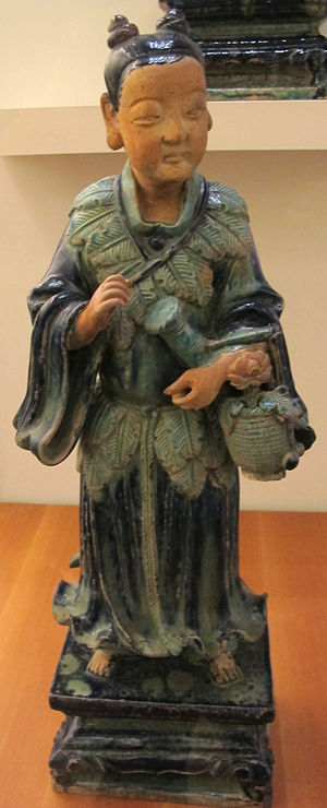 Dinastia ming, l'immortale lan caihe, 1510 ca..JPG