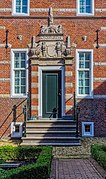 Dokkum Ornamental decoration above door in the admiralty house