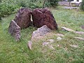 Leivningar av ein dolmen (dysse) på Rødtangen i Hurum kommune i Buskerud.