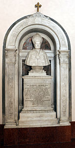 Cathédrale de Grosseto, intérieur, tombe de l'évêque giovan domenico mensini.JPG