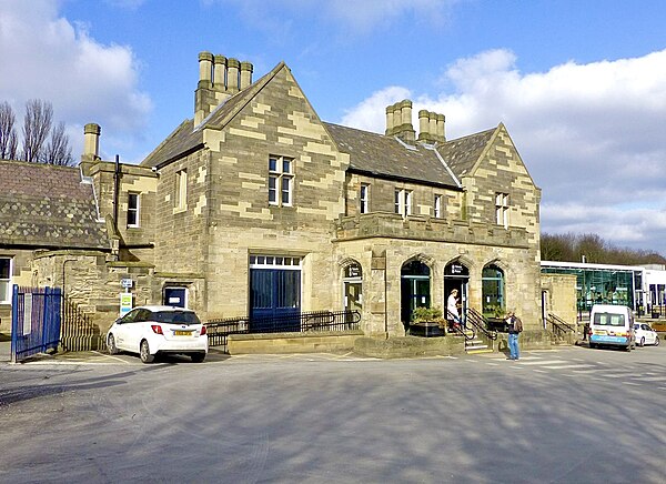 Original station building, now the ticket hall