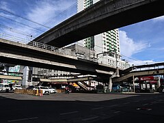 EDSA-Aurora Cubao intersection ground