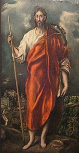 El Greco - Saint James as a Pilgrim, Baron André Herzog.jpg