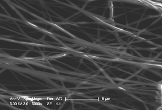 <span class="mw-page-title-main">Electrospinning</span> Fiber production method