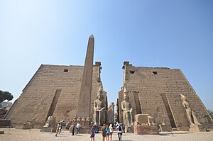 Entrance of Luxor Temple.JPG