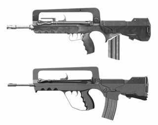 <span class="mw-page-title-main">FAMAS</span> French bullpup assault rifle
