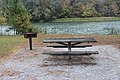 Picnic table, grill, Lake Seminole