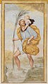 English: Fresco of Saint Christopher at the exterior southern wall Deutsch: Fresko des hl. Christopherus an der äußeren Südwand