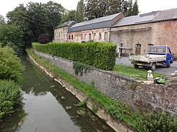 Ferrière-la-Grande (Nord, Fr) la rivière Solre.JPG