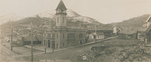 Fire Hall, Rossland, 1909