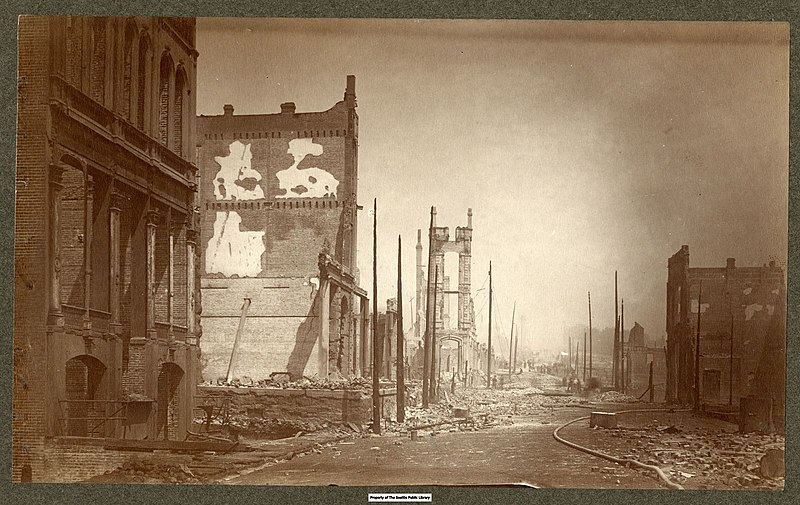 File:Fire ruins near 1st Ave. and Yesler Way, June 1889 - DPLA - 77f92473eed66b37575b6acdcb629e7a.jpg