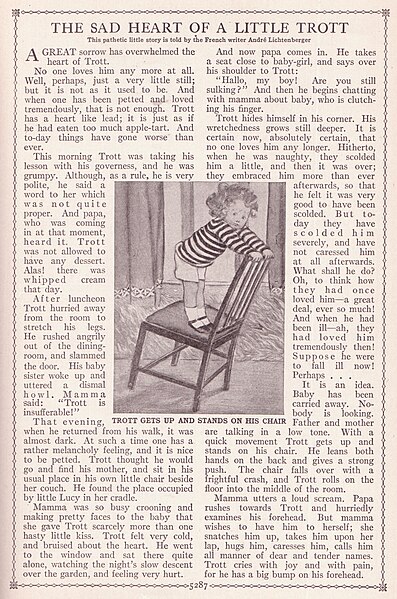 File:First page of the story, The Sad Heart of Little Trott.jpg