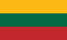 Description de l'image Flag of Lithuania.svg.