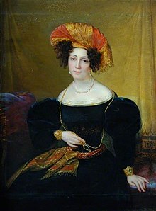François Joseph Kinsoen (1771-1839) - Mademoiselle Mars (1779–1847), the Celebrated French Actress - B.M.365 - Bowes Museum.jpg