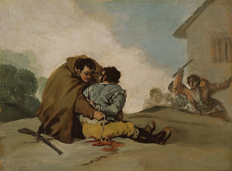 File:Francisco José de Goya y Lucientes - Friar Pedro Binds El Maragato with a Rope - 1933.1076 - Art Institute of Chicago.jpg