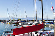 English: East marina of Friedrichshafen. Deutsch: Östlicher Yachthafen in Friedrichshafen.