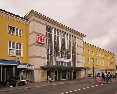 So kommt man zu dem Fulda Bahnhof mit den Öffentlichen - Mehr zum Ort Hier