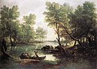 托马斯·庚斯博罗 River Landscape, 1768-1770